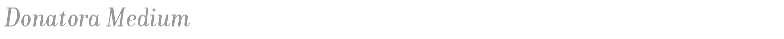 Donatora Medium font preview